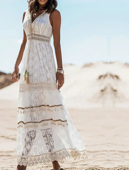 Zomerjurk Maxi Jurk Boho Stijl voor Vrouw