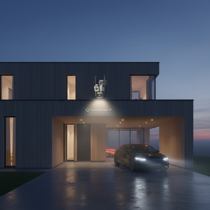 Draadloze 4K beveiligingscamera op zonne-energie met 360° zicht en 4G/Wi-Fi