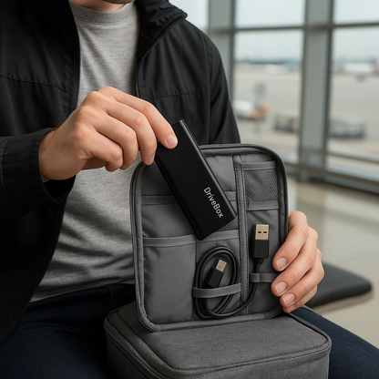 Compacte Externe Harde Schijf USB-C 4 TB – Draagbare Snelle Opslag Ultradun Ontwerp voor Windows macOS Android TV