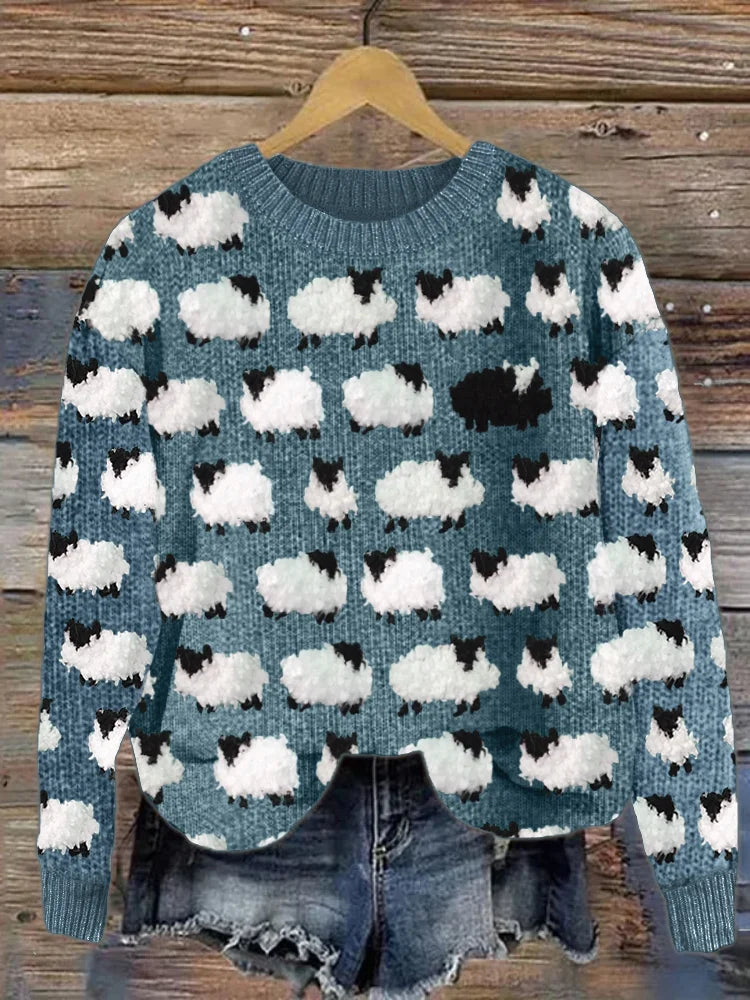 Dames Sweatshirt 3D Print Warm en Zacht - StudioMarella