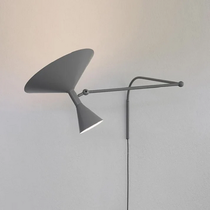 LED Wandlamp Verstelbaar Metaal E14 Modern Zwart Wit Woonkamer
