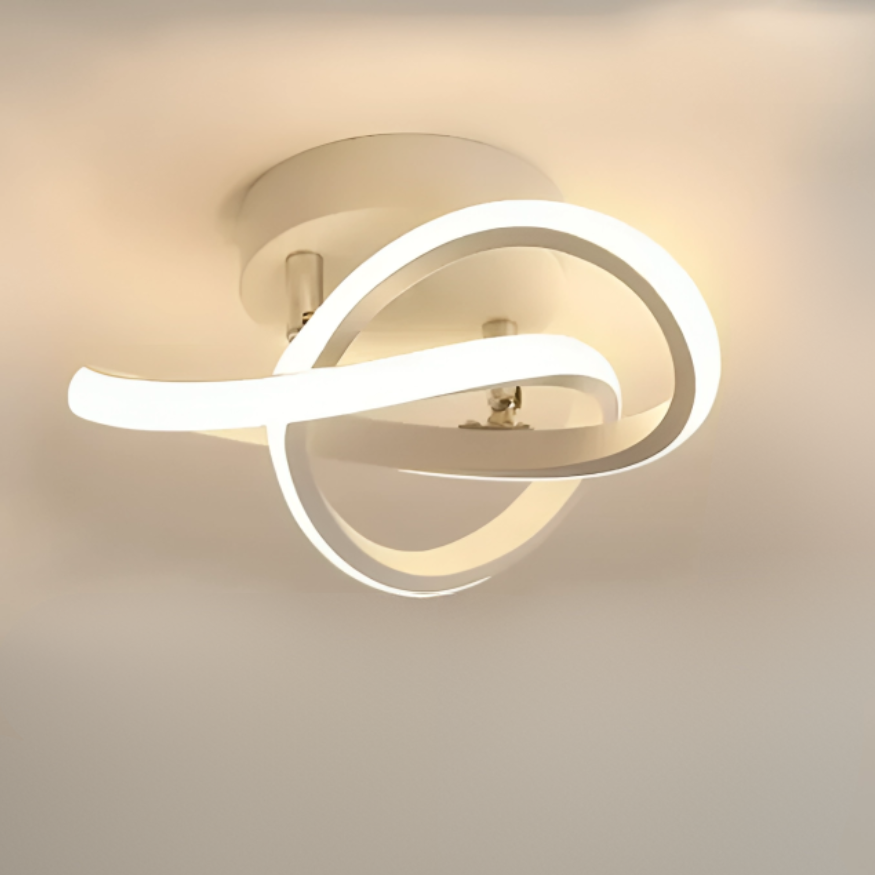 LED Plafondlamp met Dubbele Ringen Modern Design Hal Gang Kantoor Balkon Verlichting Creatief