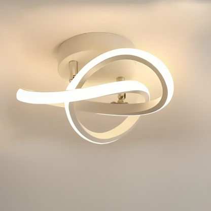 LED Plafondlamp met Dubbele Ringen Modern Design Hal Gang Kantoor Balkon Verlichting Creatief