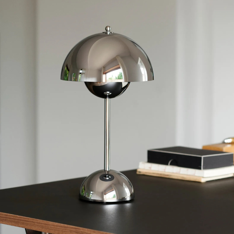Designer Bloem Tafellamp Metaal met Dimfunctie Scandinavisch Stijl