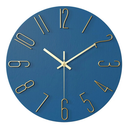 Wandklok Modern Stil Quartz 30cm Kunststof Woonkamer Minimalistisch