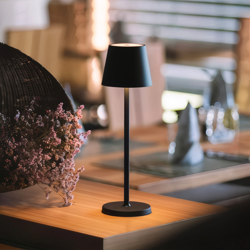 Draadloze Tafellamp met Dimbare LED-verlichting en Oplaadbare Accu | Waterdicht voor Binnen en Buiten