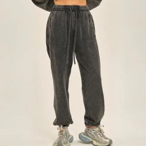Zwarte Joggingbroek Sportief Comfortabel Noa