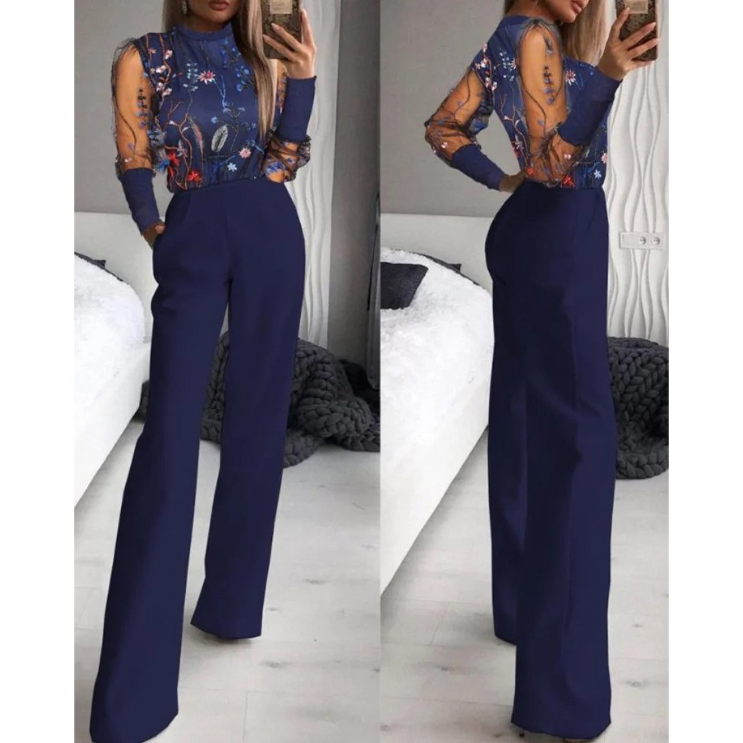 Dames Jumpsuit Luxe Stijlvol Elegante Avondkleding