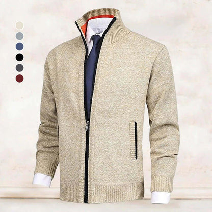 Herenvest Zachte Stof Elegant voor Alle Seizoenen