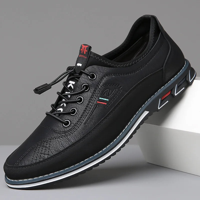 Leren Oxfordschoenen voor Mannen Elegant en Ademend