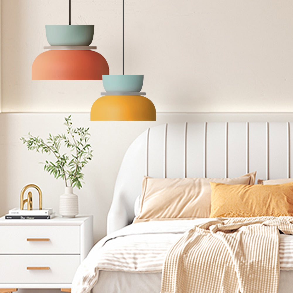 Hanglamp Acryl Kleurblok Macaron Scandinavisch Nordic E27 18-29cm Pastel Woonkamer Eetkamer