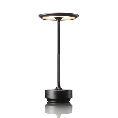 Oplaadbare LED Tafellamp met Dimfunctie Cilindervorm Metaal Draadloze Sfeerlamp