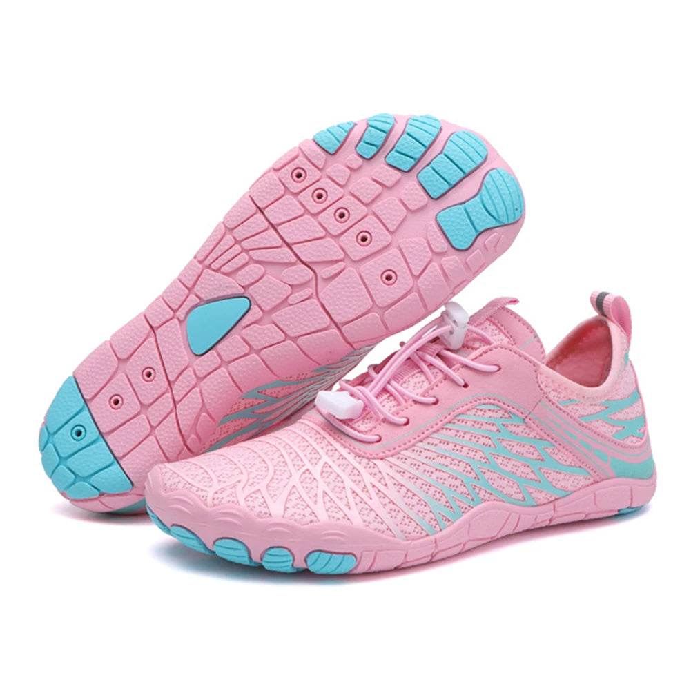 Sneldrogende Waterschoenen Dames Heren Ademend Mesh Anti-Slip Zool Zwemmen Strand Surf Yoga Watersport