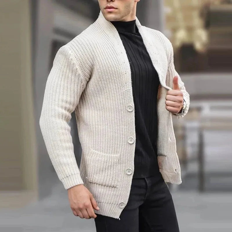Gebreide Vest Heren Modern Streetwear Stijl