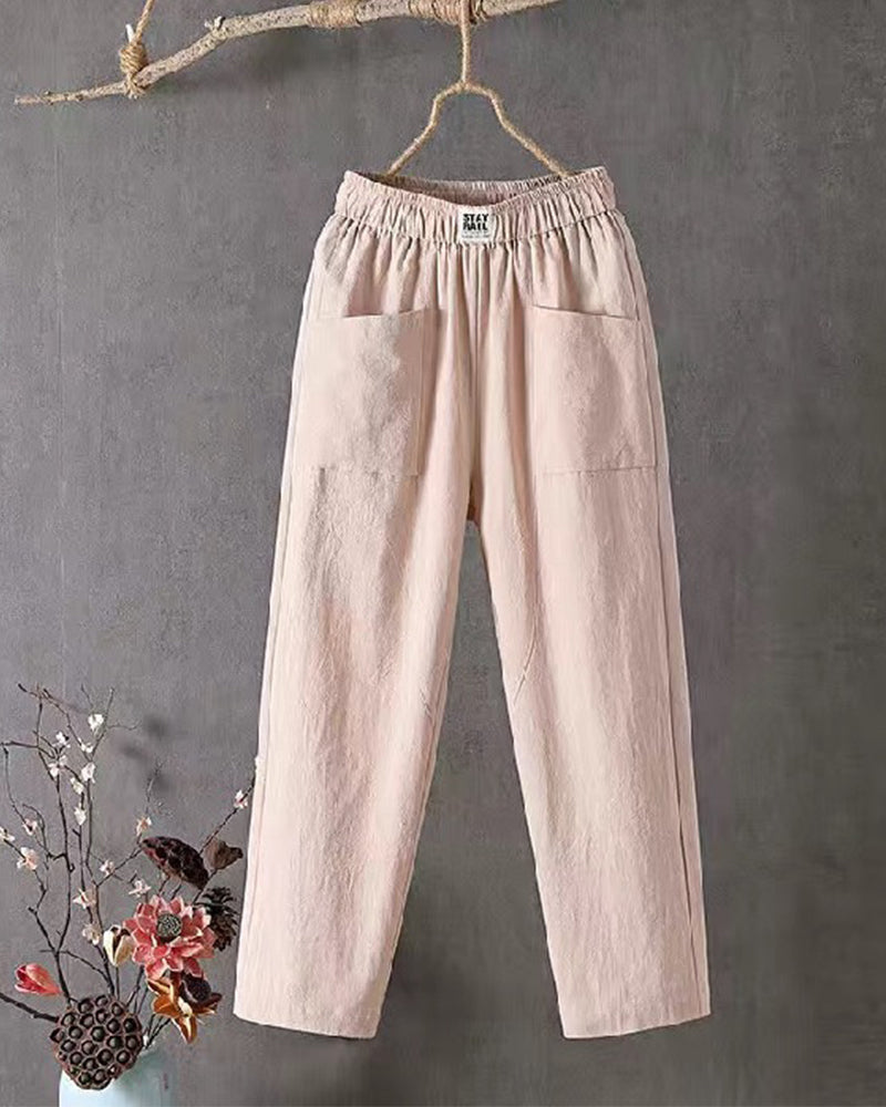 Damesbroek Zomerse Losse Broek Casual Stijl