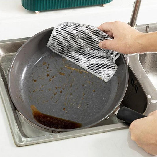 Schoonmaakdoek Metaal Multifunctioneel Krasvrij Afwasdoek Keuken Grill