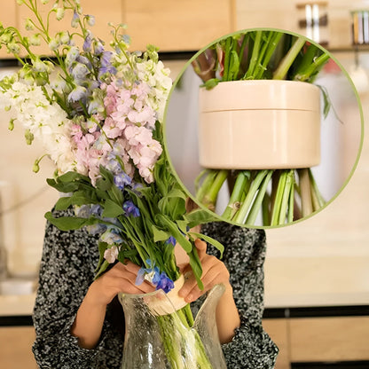 Spiraalvormige Bloemensteelhouder – Stabiel & Waterdicht – Voor Unieke Bloemsierkunst