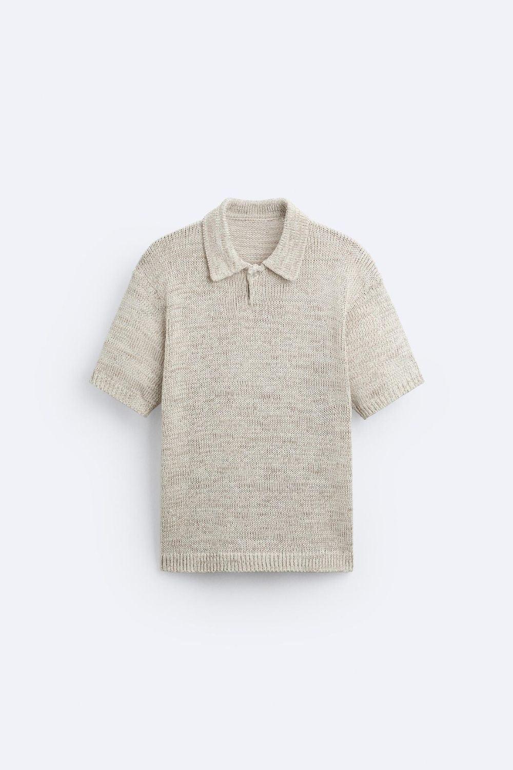 Gebreide Poloshirt Relaxed Fit Vintage Stijl - StudioMarella