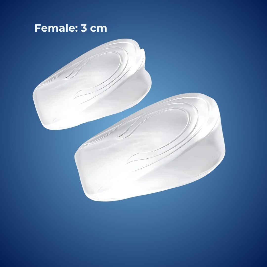 Siliconen Gel Hielkussens voor Lengteverhoging en Pijnverlichting – Anatomisch Comfort