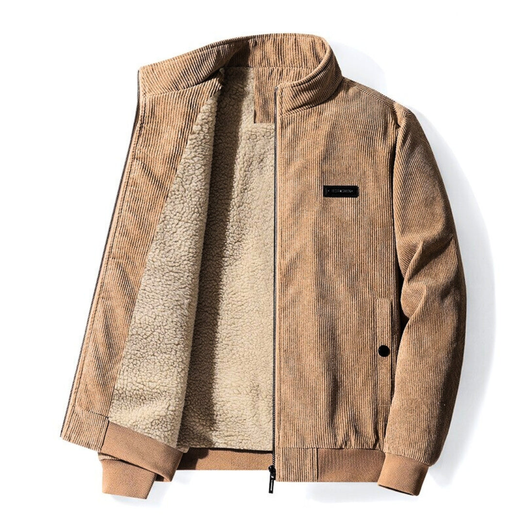 Winddichte Herenjas Corduroy Warm voor Herfst en Winter - StudioMarella