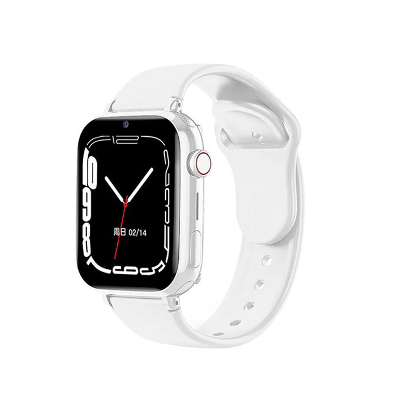 Slimme Kinderhorloge met 4G Videobellen en GPS-Tracking Roze Zwart Wit