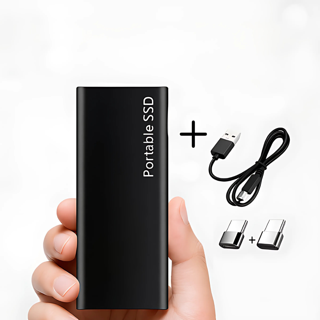Compacte Externe Harde Schijf USB-C 4 TB – Draagbare Snelle Opslag Ultradun Ontwerp voor Windows macOS Android TV