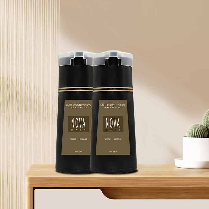 Kleurshampoo Haarkleurbehandeling met Natuurlijke Extracten Verzorgend Glanzend Haar voor Thuisgebruik