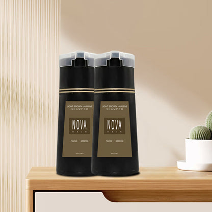 Kleurshampoo Haarkleurbehandeling met Natuurlijke Extracten Verzorgend Glanzend Haar voor Thuisgebruik