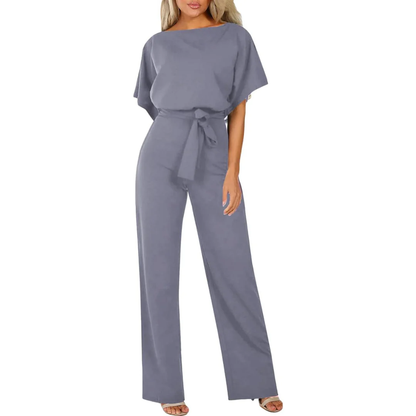 Laravie Jumpsuit Wijd Met Ceintuur Zomerjurk