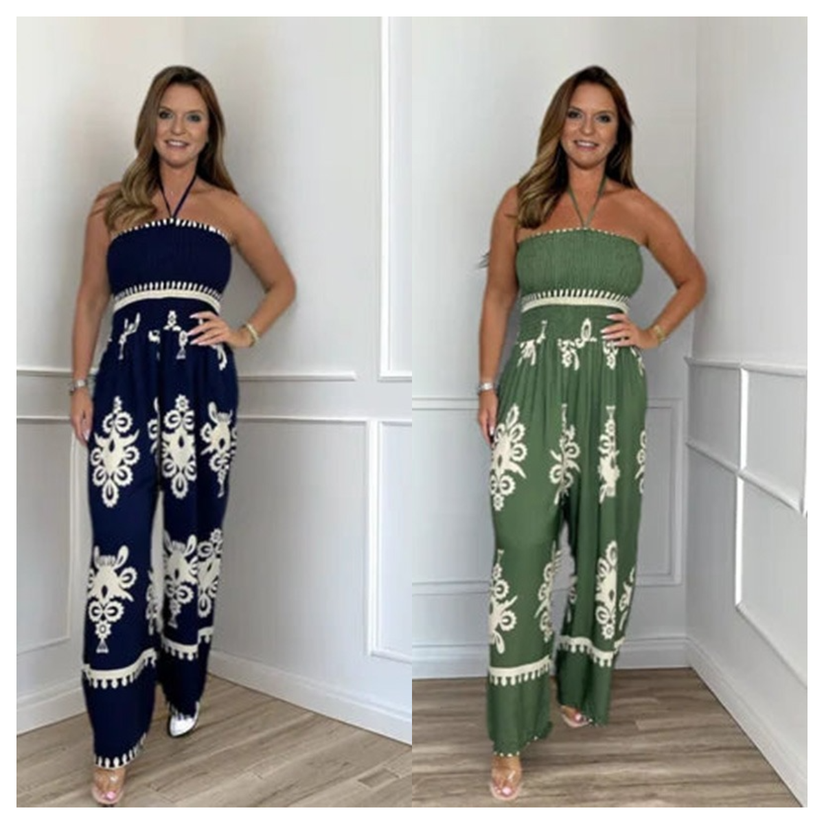 Jumpsuit Stijlvol Comfortabel Geplooid Kledingstuk