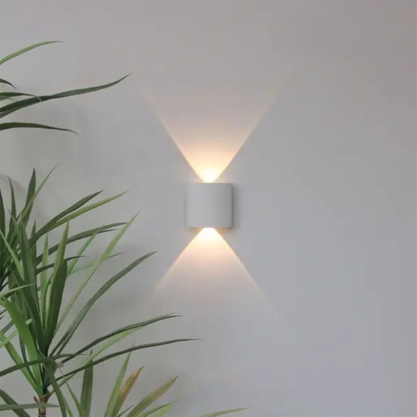 LED Wandlamp IP65 Binnen Buiten Gevellamp Patio Gang Up Down Light Zwart Wit