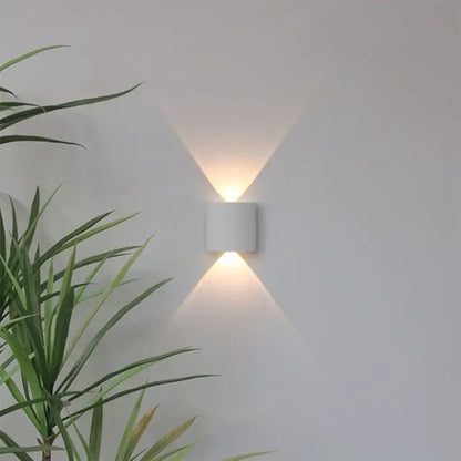 LED Wandlamp IP65 Binnen Buiten Gevellamp Patio Gang Up Down Light Zwart Wit
