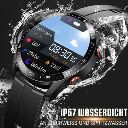 Smartwatch met Lautsprecher, Bluetooth en Fitnessfuncties – Luxe Design voor Sport en Dagelijks Gebruik