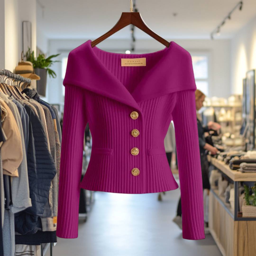 Dames Gebreid Vest Stijl