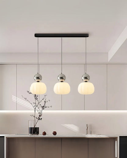Art Deco Hanglamp Sculptuur met Warme Gloed voor Woonkamer Eetkamer