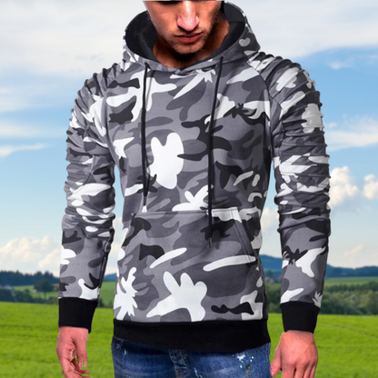 Camouflage Hoodie Man Warm en Waterdicht