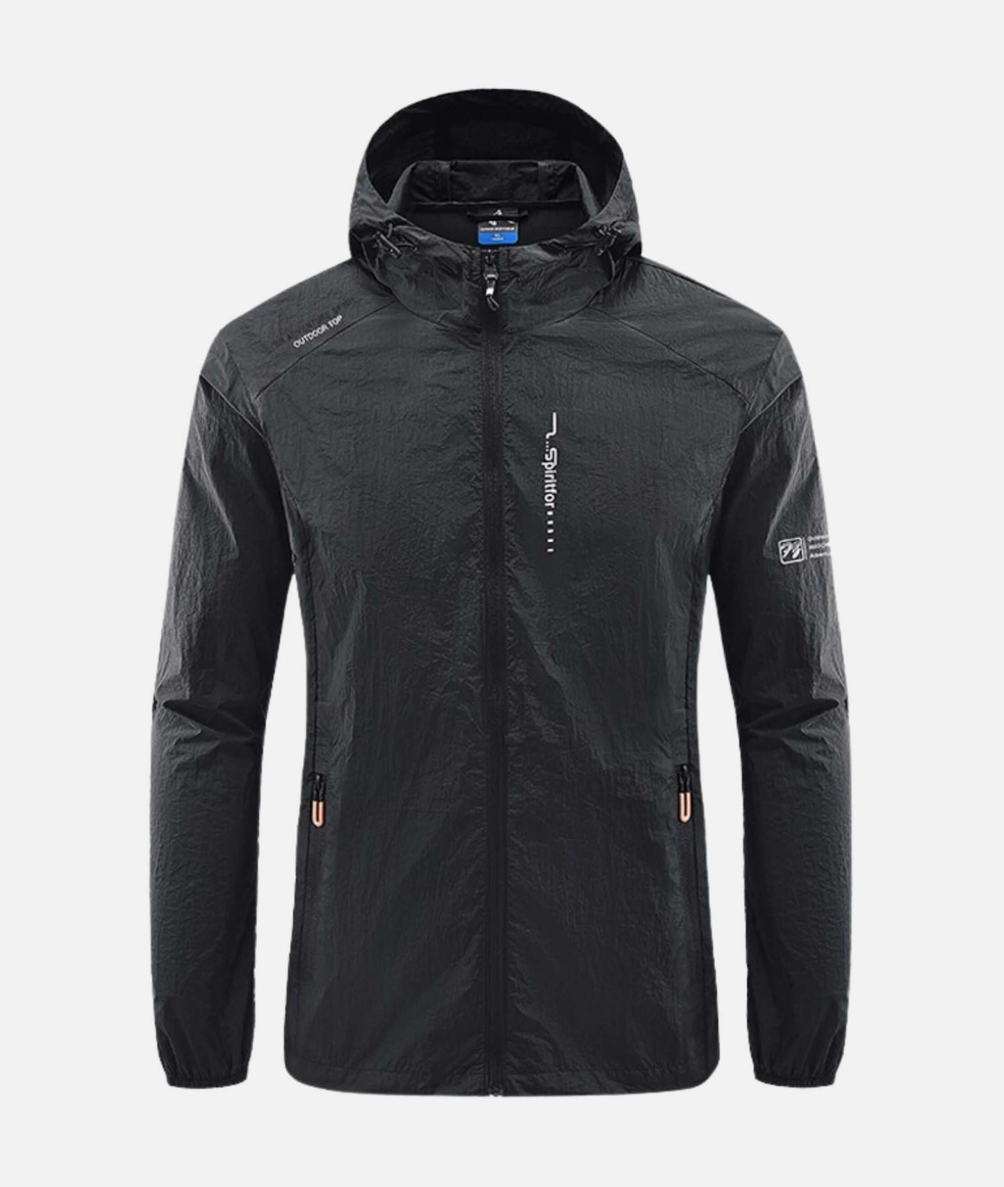 Lichte Herenjas met Capuchon - Waterdichte Zomerjas Polyester - StudioMarella
