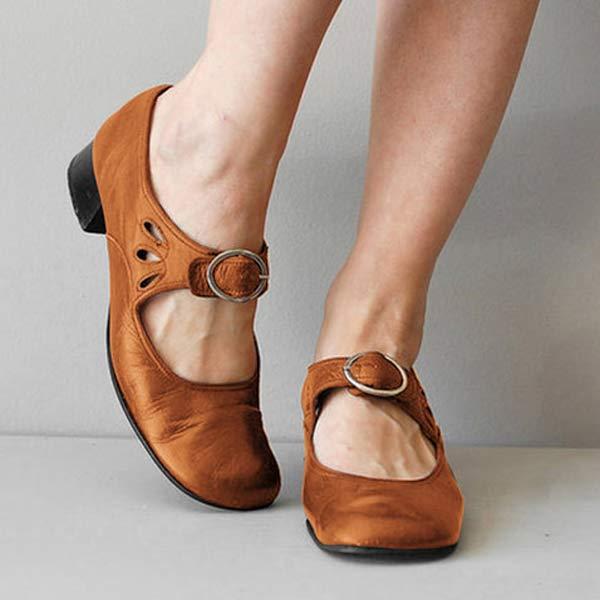Luxe Leren Sandalen met Fibbia Sluiting - StudioMarella