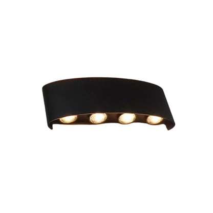 LED Wandlamp IP65 Binnen Buiten Gevellamp Patio Gang Up Down Light Zwart Wit