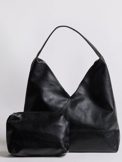 Vegan Schoudertas Elegant Duurzaam Leren Look