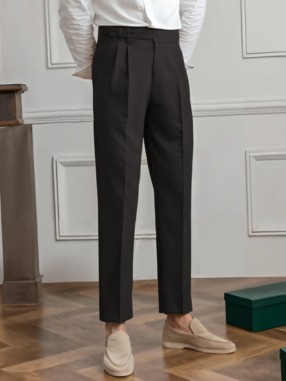 Klassieke Chino Broek met Plooi