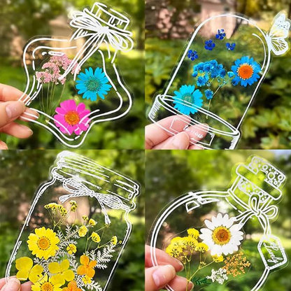 Transparante DIY Bladwijzerstickers voor Boeken – Personaliseer je Leesplezier – Set van 40 Stuks