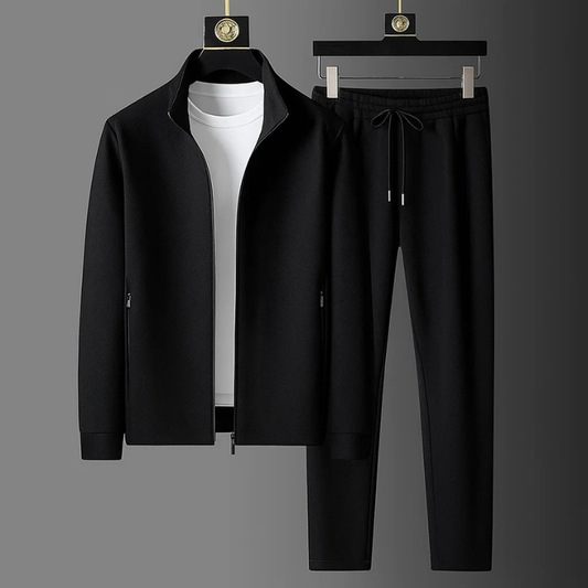 Eldridge Heren Trainingspak Set Zwart Luxury Sport - StudioMarella