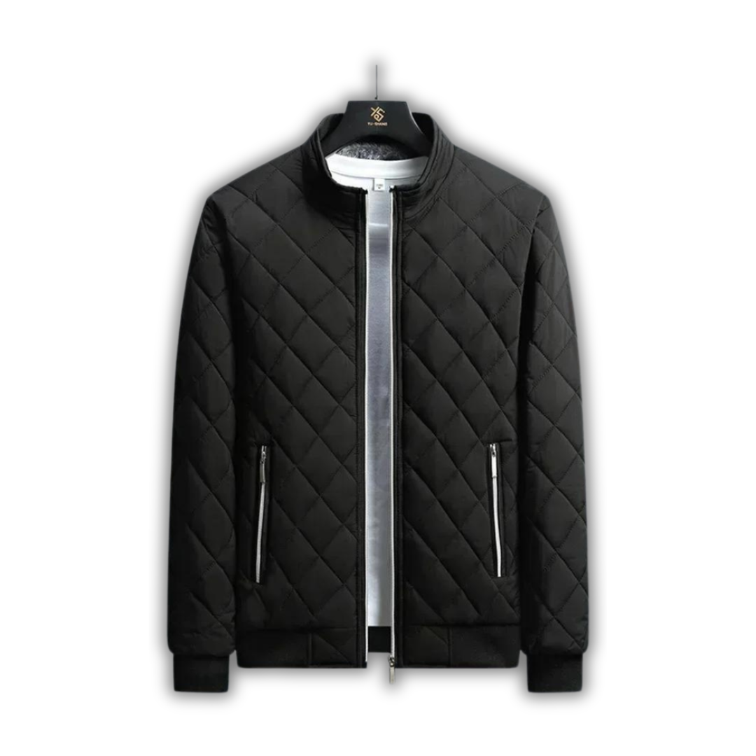 Heren Jas Gewatteerd Fleece Lining Warm en Comfortabel