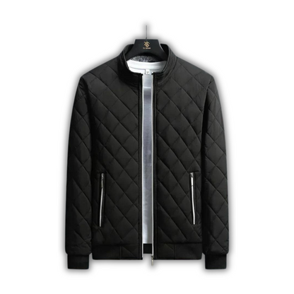Heren Jas Gewatteerd Fleece Lining Warm en Comfortabel