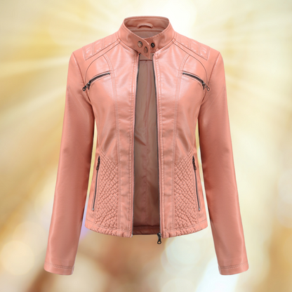 Dames Leren Jas Comfortabel en Stijlvol