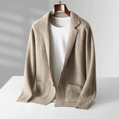Dames Wollen Mantel met Zak Warm voor Herfst en Winter