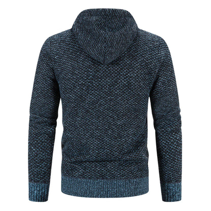 Heren Winterjas Gevoerd Sherpa Jas Met Capuchon Warm