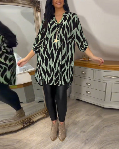 Damesblouse Elegante Klassieke Stijl voor Vrouw
