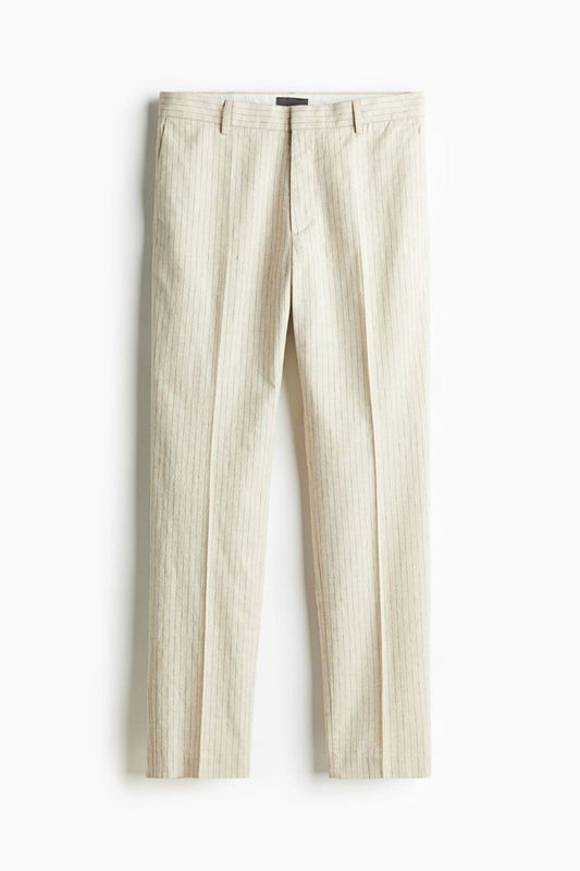 Herenpakbroek Streepjes Elegante Klassieke Stijl - StudioMarella